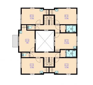 HOUSE-ZOO蒲生　2F間取り図