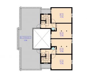 HOUSE-ZOO蒲生　3F間取り図